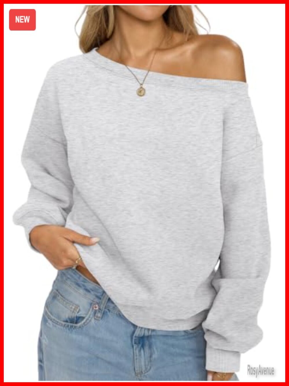 Womens Fleece Off Shoulder Cropped Sweatshirt Asymmetrical Pullover Top